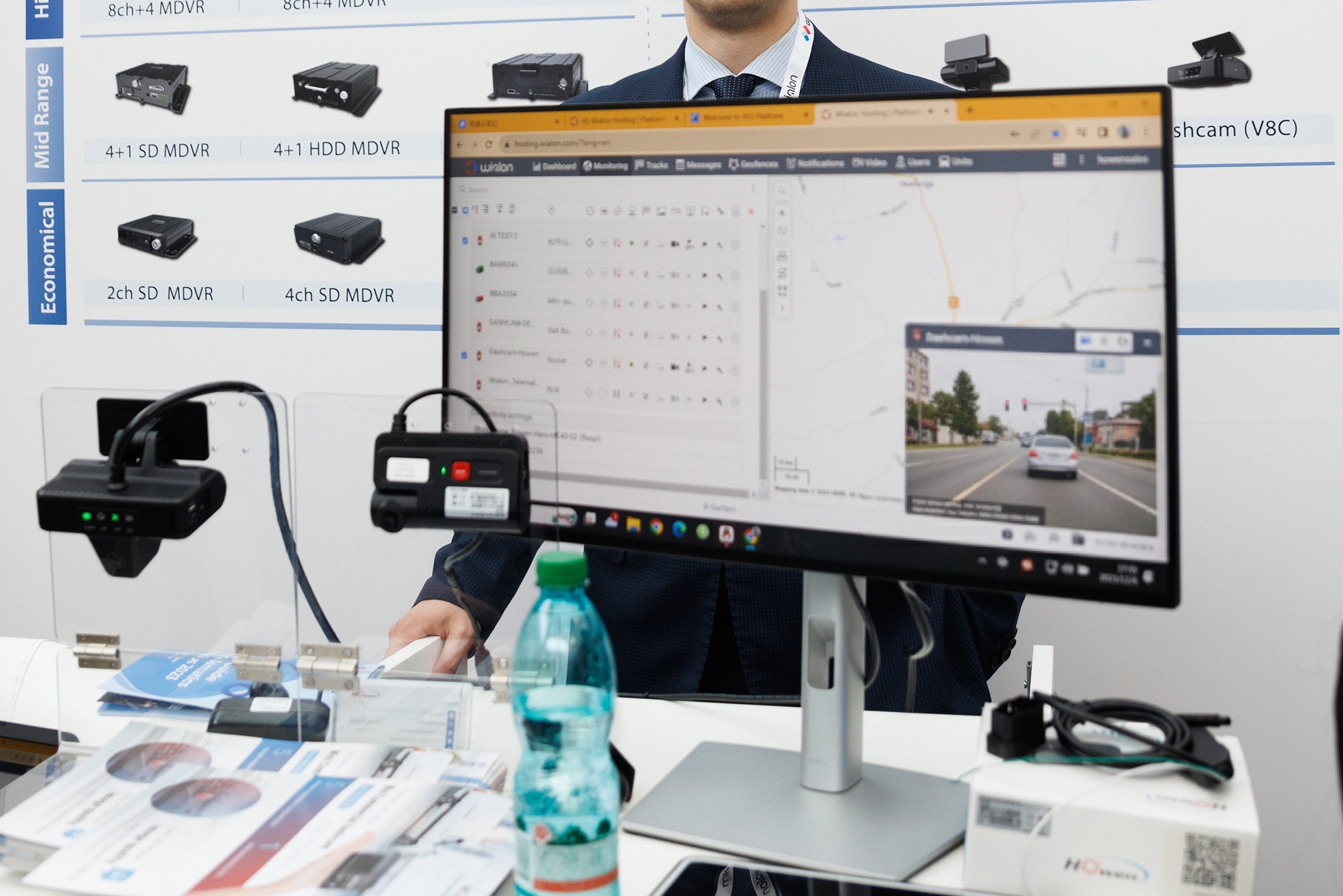 Телематическое устройство и система управления автопарком